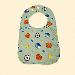 Babador impermeável Esportes | Coleção Fraldadinhos