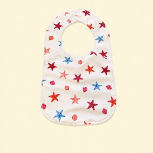 Babador impermeável Estrela do Mar | Coleção Fraldadinhos