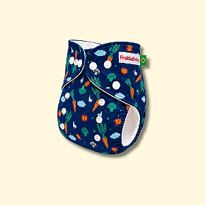 Fralda ecológica Cenourinhas | Coleção Fraldadinhos
