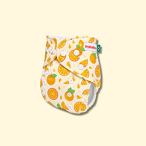 Fralda ecológica Laranjinha | Coleção Fraldadinhos