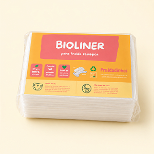 1 Pacote | Bioliner Fraldadinhos 50 folhas