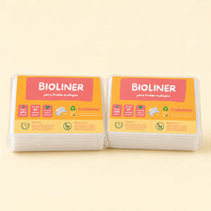 Kit 2 Pacotes | Bioliner Fraldadinhos 100 folhas