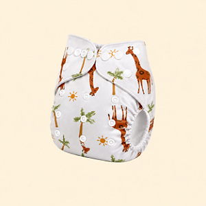 Fralda ecológica Girafas | Coleção Importada