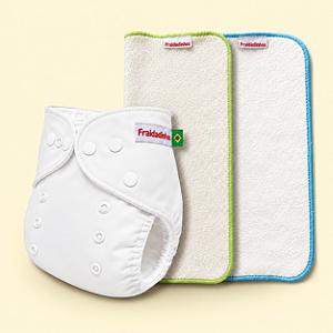 Kit Primeiro Passo | 1 Fralda Ecológica + 2 Absorventes