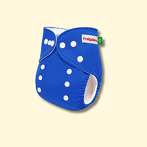 Fralda ecológica Azul Bic | Coleção Fraldadinhos