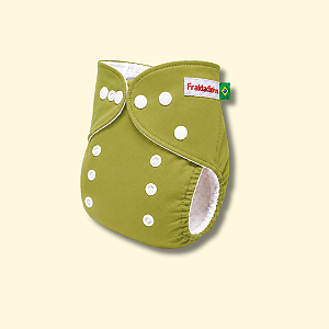 Fralda ecológica Verde Oliva | Coleção Fraldadinhos