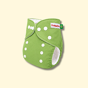 Fralda ecológica Verde Folha | Coleção Fraldadinhos