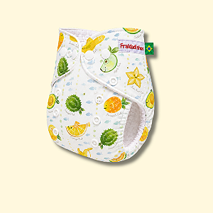 Fralda ecológica Frutinhas e Peixinhos | Coleção Fraldadinhos