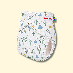 Fralda ecológica Cogumelos | Coleção Fraldadinhos