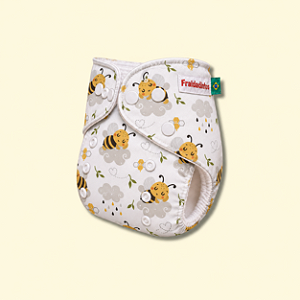 Fralda ecológica Abelhinha baby | Coleção Fraldadinhos
