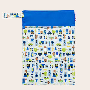 Bolsa impermeável Fraldadinhos para fralda ecológica - Carrinhos