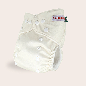 Fralda ecológica - Lisa - Branca