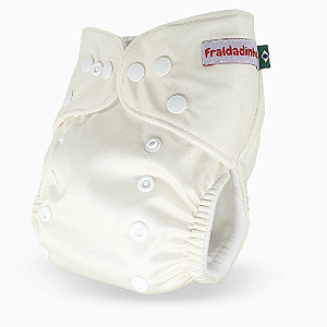 Fralda ecológica - Lisa - Branca