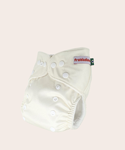 Fralda ecológica - Lisa - Branca