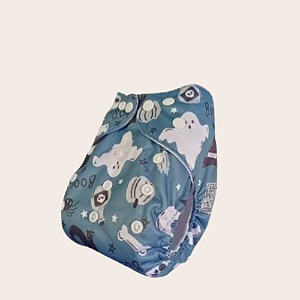 Fralda ecológica - Halloween