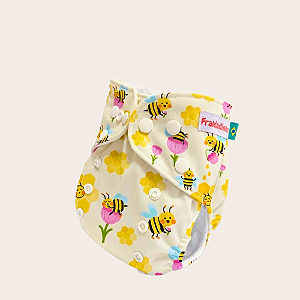 Fralda ecológica - Fraldadinhos Abelhas