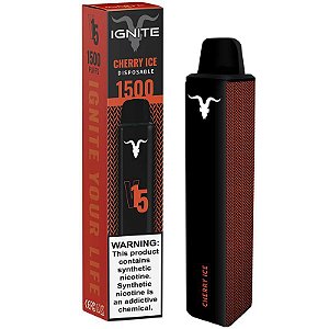 Descartavel - Ignite - Cherry Ice - V15 - 1500 puffs - 5% nic