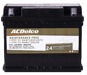 Bateria Acdelco 60ah EFB