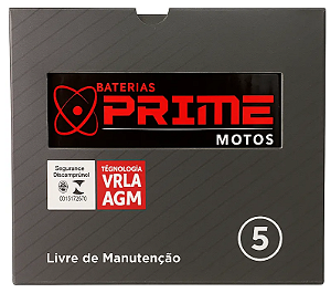Bateria de Moto Prime 5PM 5AH