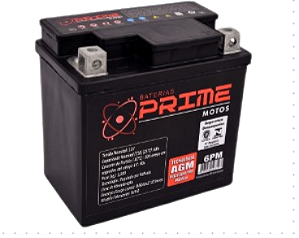 Bateria de Moto Prime 6PM 6AH