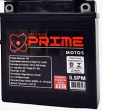 Bateria de Moto Prime 5.5PM 5,5AH