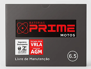 Bateria de Moto Prime 6.5PM 6.5AH