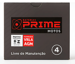 Bateria de Moto Prime 4PM 4AH