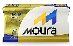 Bateria Automotiva Moura Agm 92ah  starstop