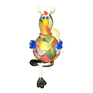 Galinha de Cabaça Gourmet Chef de Cozinha c/ Pernas – 10 a 12 cm