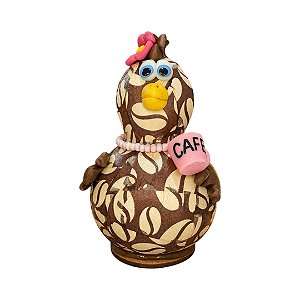Galinha em Cabaça Artesanal Cantinho do Café - 13 a 15cm