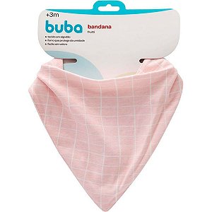 Babador e bandana Frutti Rosa Buba Baby