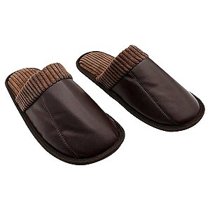 Chinelo De Quarto Masculino Monaco Marrom 39 A 41