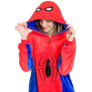 Macacão Kigurumi Marvel Homem Aranha M