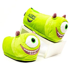 Pantufa 3D Unissex Disney Mike Wazowski 39 A 41