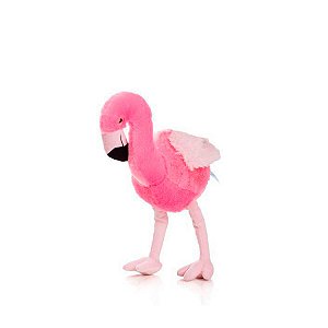 Almofada Bicho De Pelúcia Flamingo Pequeno Rosa