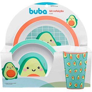 Kit Refeição Infantil Frutti Avocado Buba Baby