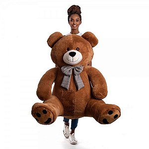 Urso de Pelúcia Gigante 1 Metro e 35 Cm Harry Marrom