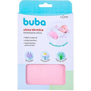 Cinta Térmica Herbal  Para Cólica Baby Buba Rosa