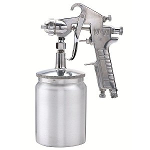 Pistola Para Pintura Tipo Sucção W-71s C/ Caneca Média