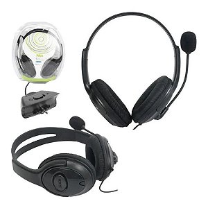 Fone Gamer Headset Xbox 360