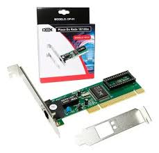 Placa De Rede Pci 10/100mbps Megabit Lan Rj45