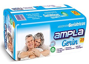 Absorvente Geriátrico AMPLA GERIN - FARDO COM 200 TIRAS