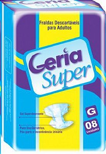 Fralda Geriátrica GERIA SUPER G - FARDO COM 96 TIRAS