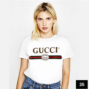Gucci 1  Camiseta Branca