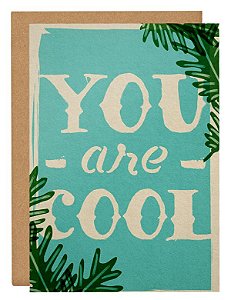 Cartão You are cool - Azul