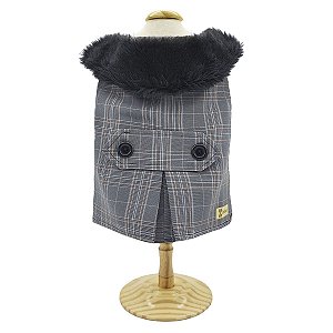 Roupa Para Cachorro Capa Pet London Botões Petisco