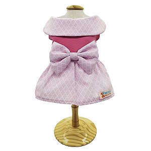 Vestido Pet para Cães Pax Princesa Laço Alta Qualidade Petisco