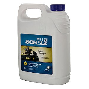 Óleo lubrificante para compressores de pistão MS LUB Schulz 4 Litros