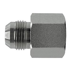 Adaptador fêmea NPT JIC 37 em Aço Inox 316