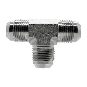 Tê União JIC 37 em Aço Inox 316